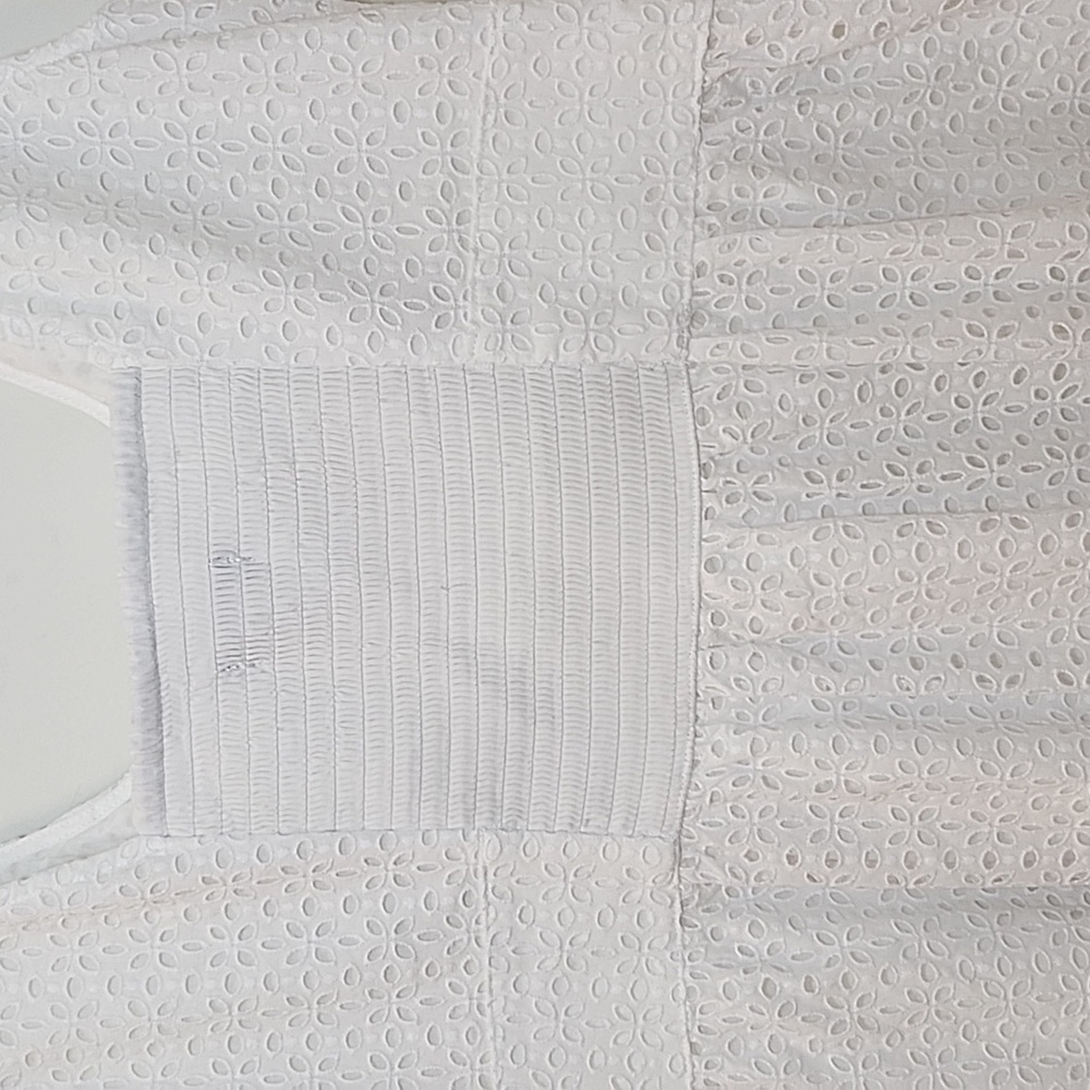 NWT J.Crew Eyelet Button-Front Sleeveless Midi Dress Size 8 - Picture 13 of 16